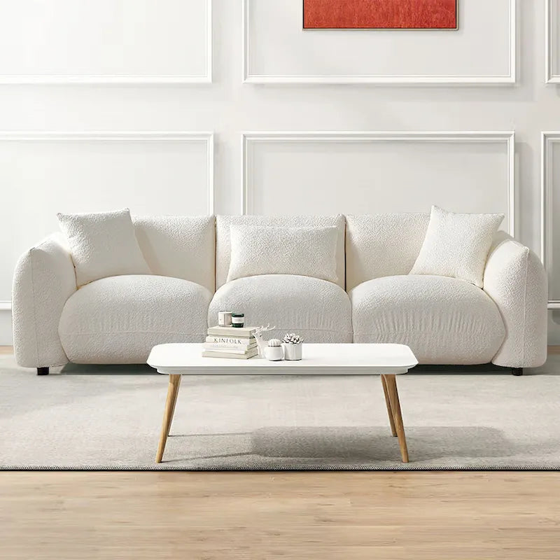 Canapé 3 places moderne du milieu du siècle pour salon et chambre