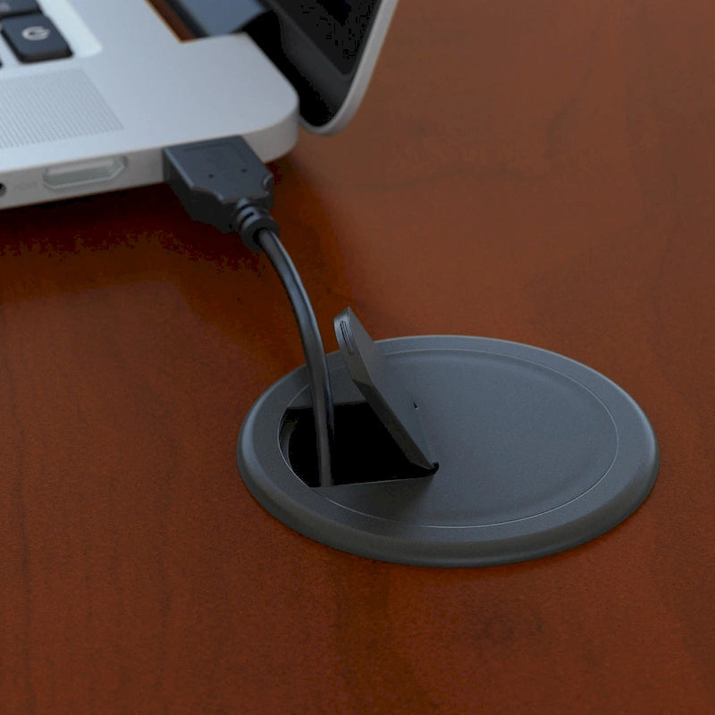 Bureau d'angle en L pour droitier avec tiroirs