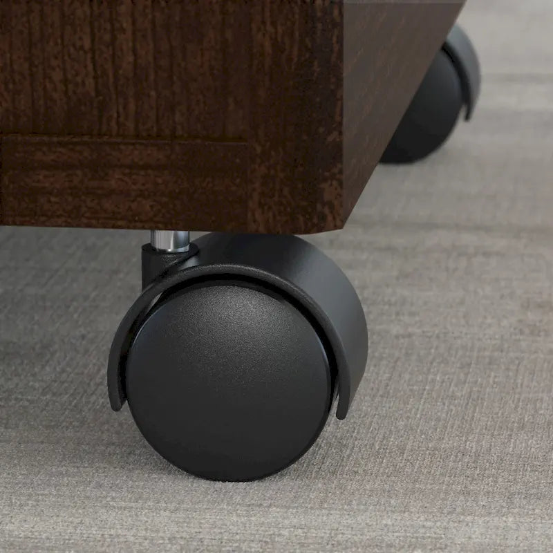 Bureau d'angle en L pour droitier avec tiroirs