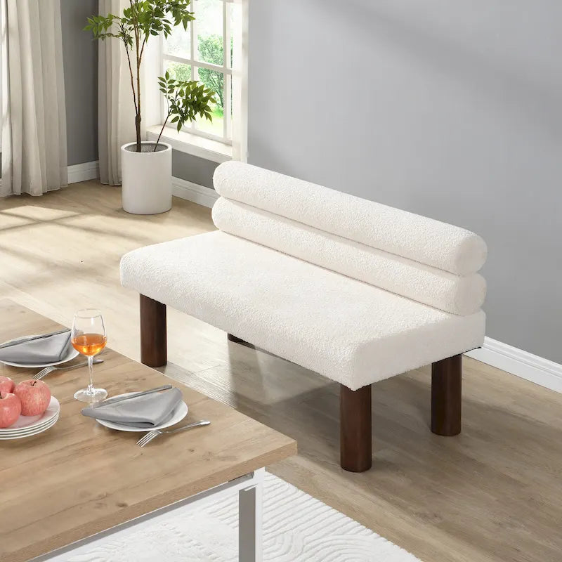 Banc de salle à manger capitonné