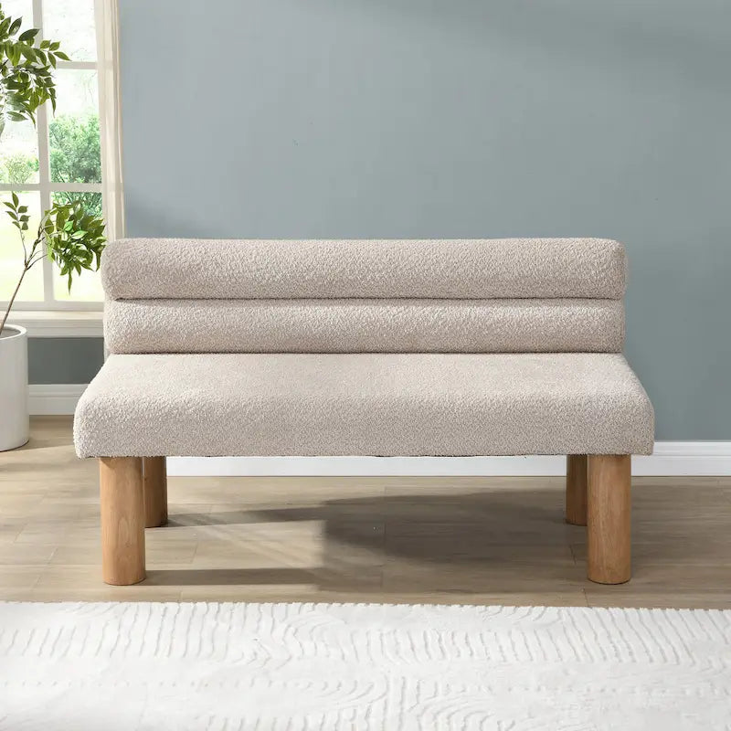 Banc de salle à manger capitonné