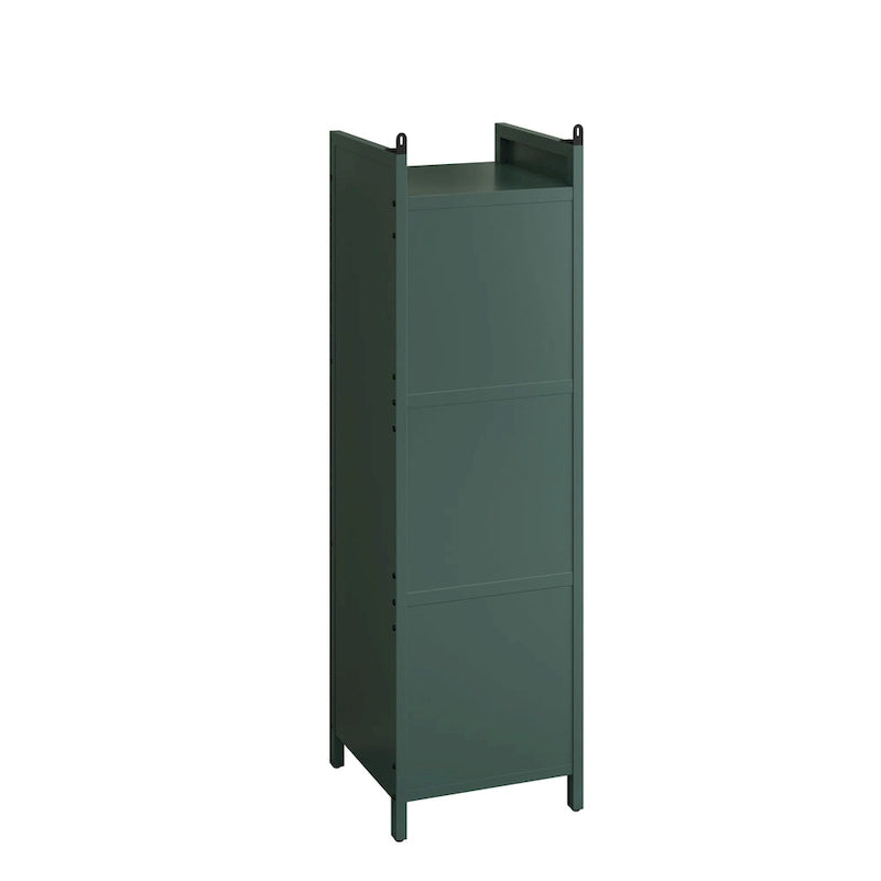 Meuble de Rangement Moderne en Verre avec Portes pour Entrée, Salon, Salle de Bain et Salle à Manger