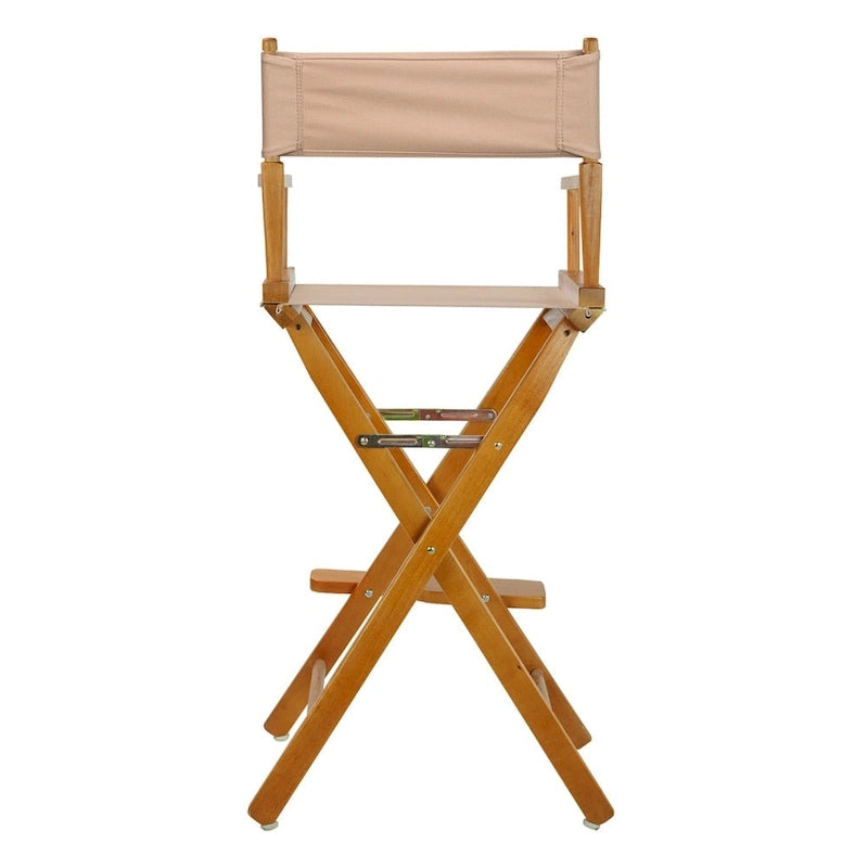 Chaise de réalisateur 76 cm en chêne miel