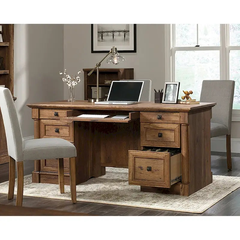 Bureau de direction finition chêne vintage