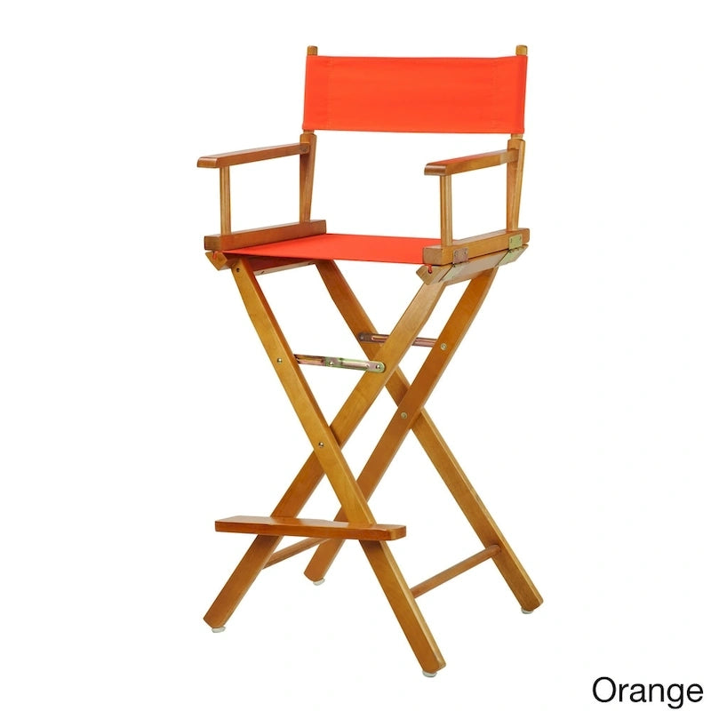 Chaise de réalisateur 76 cm en chêne miel