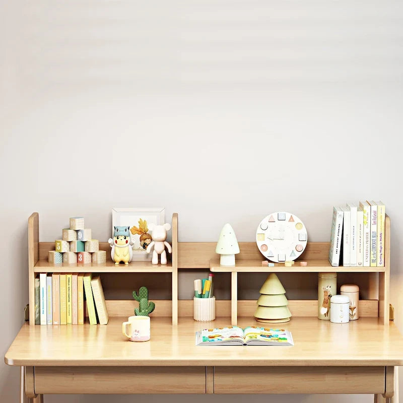 Bureau d'enfant Table d'enfant Bureau d'ordinateur en bois avec étagère - S.O.