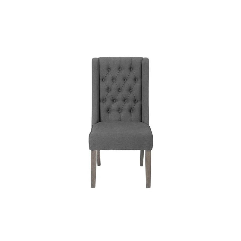 Ensemble de salle à manger 9 pièces rustique extensible gris de Best Quality Furniture