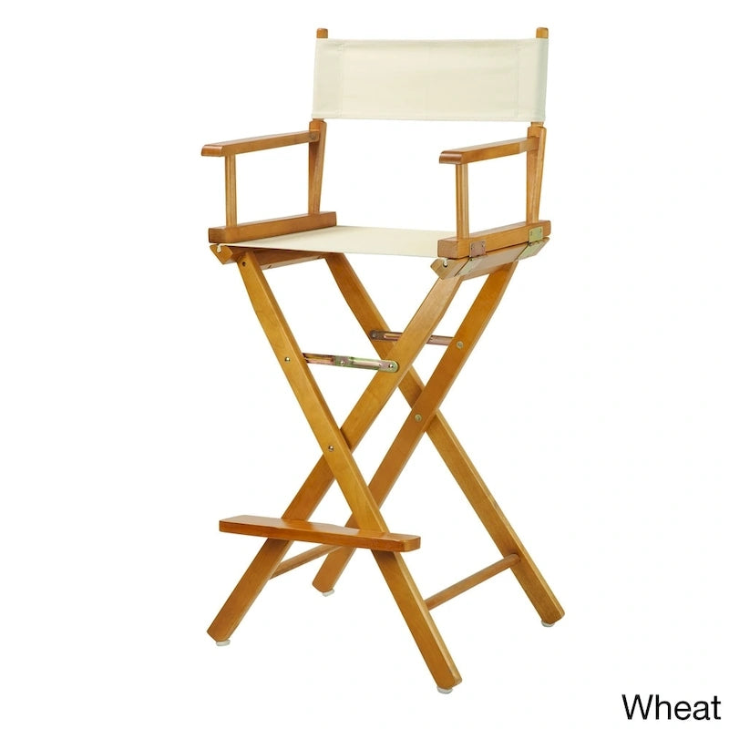 Chaise de réalisateur 76 cm en chêne miel