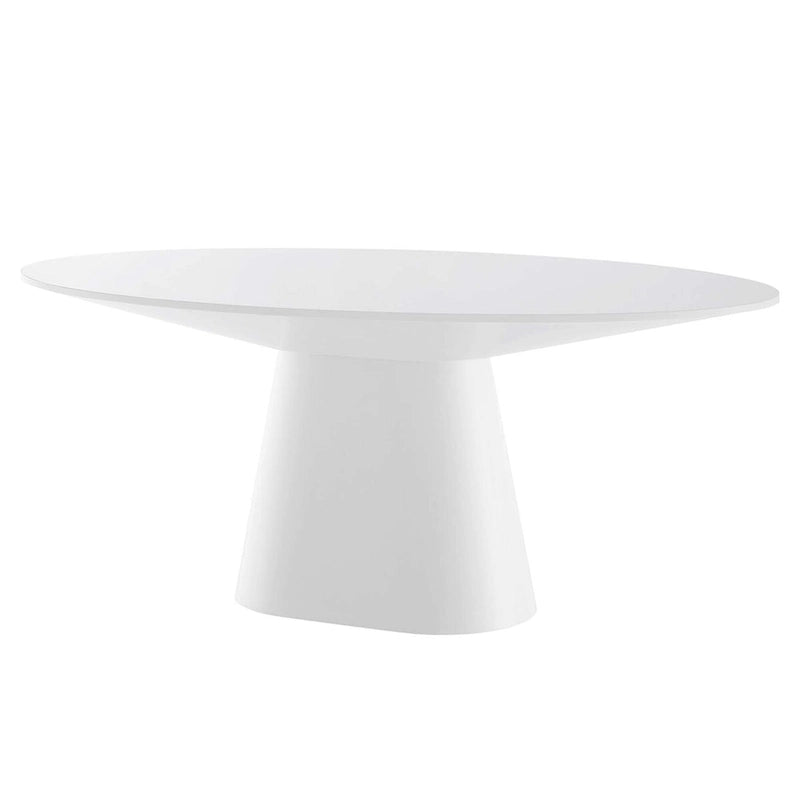 Fournir une table de salle à manger ovale 75