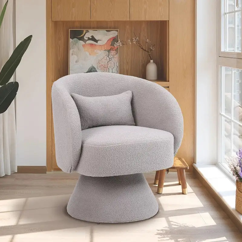 Fauteuil pivotant rembourré (lot de 2)
