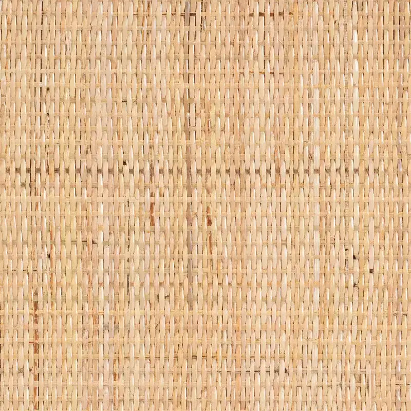 Table de chevet bali & pari Oleta moderne bohème en rotin naturel marron à 2 tiroirs