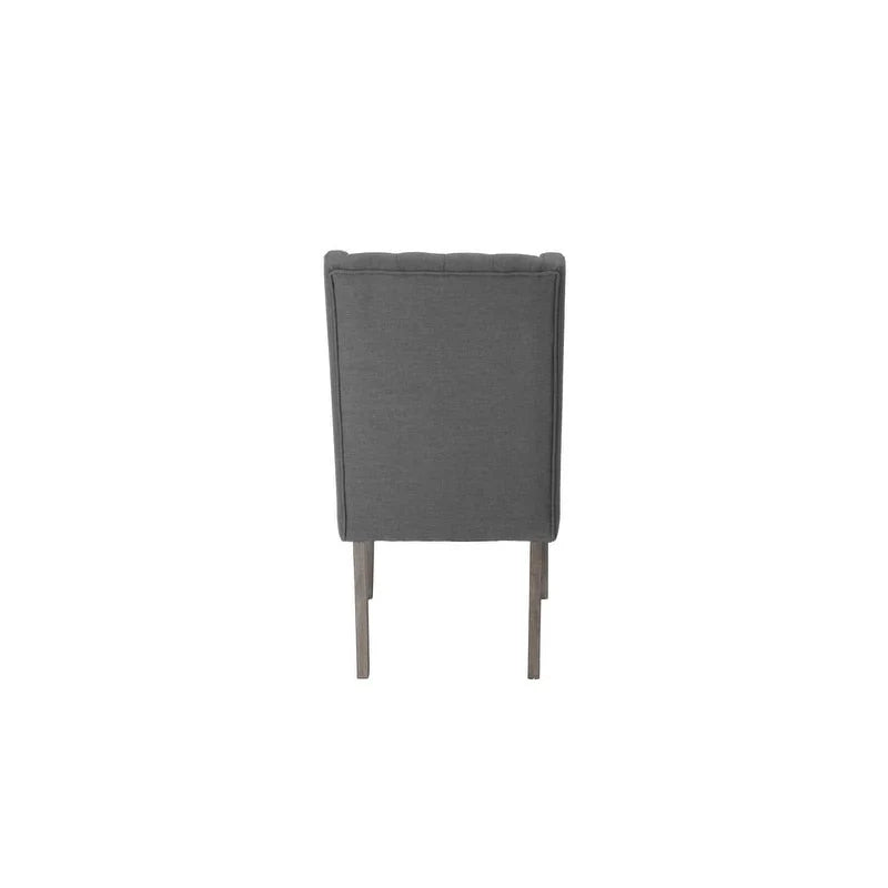 Ensemble de salle à manger 9 pièces rustique extensible gris de Best Quality Furniture