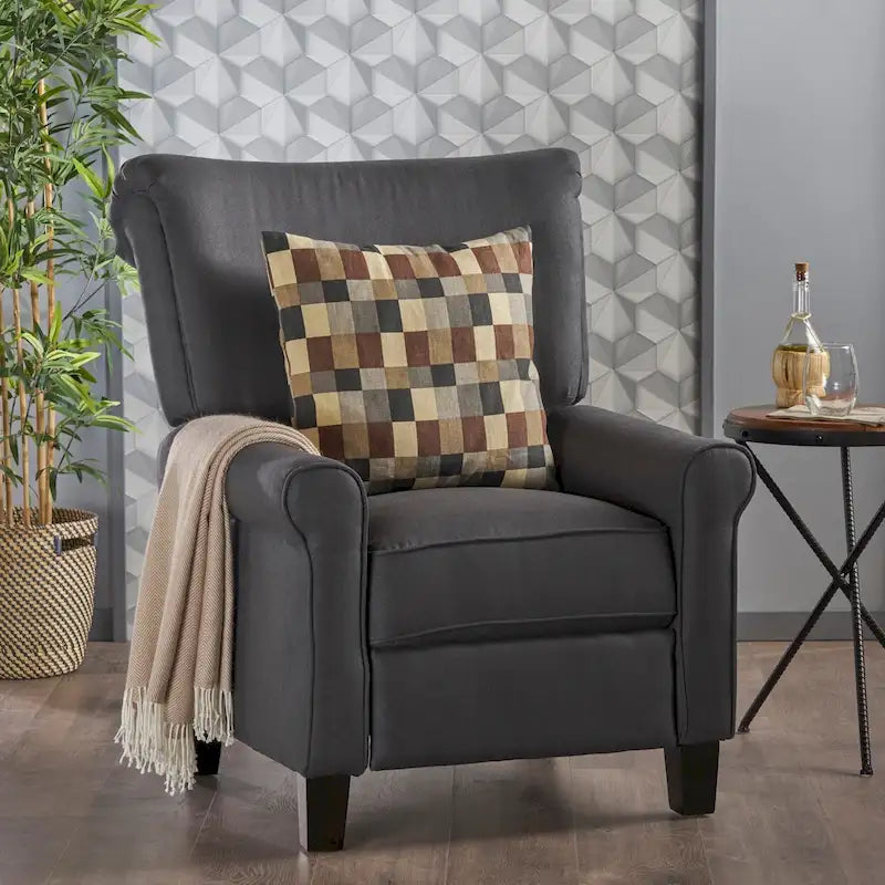 Fauteuil inclinable en tissu traditionnel