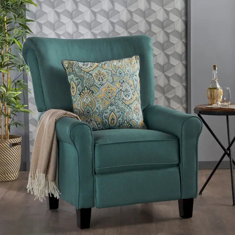 Fauteuil inclinable en tissu traditionnel