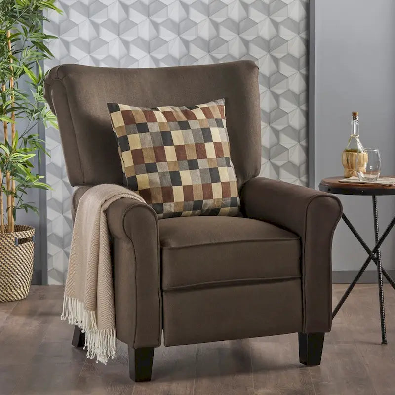 Fauteuil inclinable en tissu traditionnel