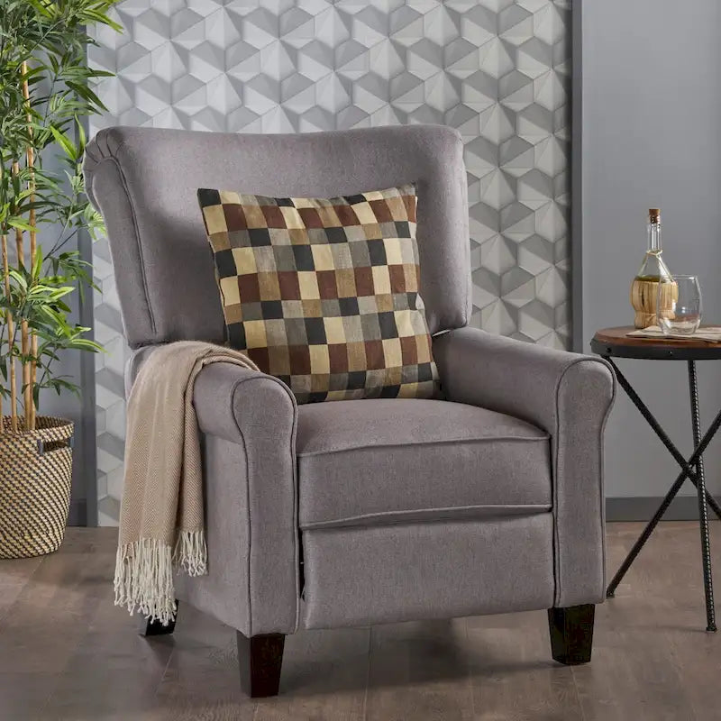 Fauteuil inclinable en tissu traditionnel