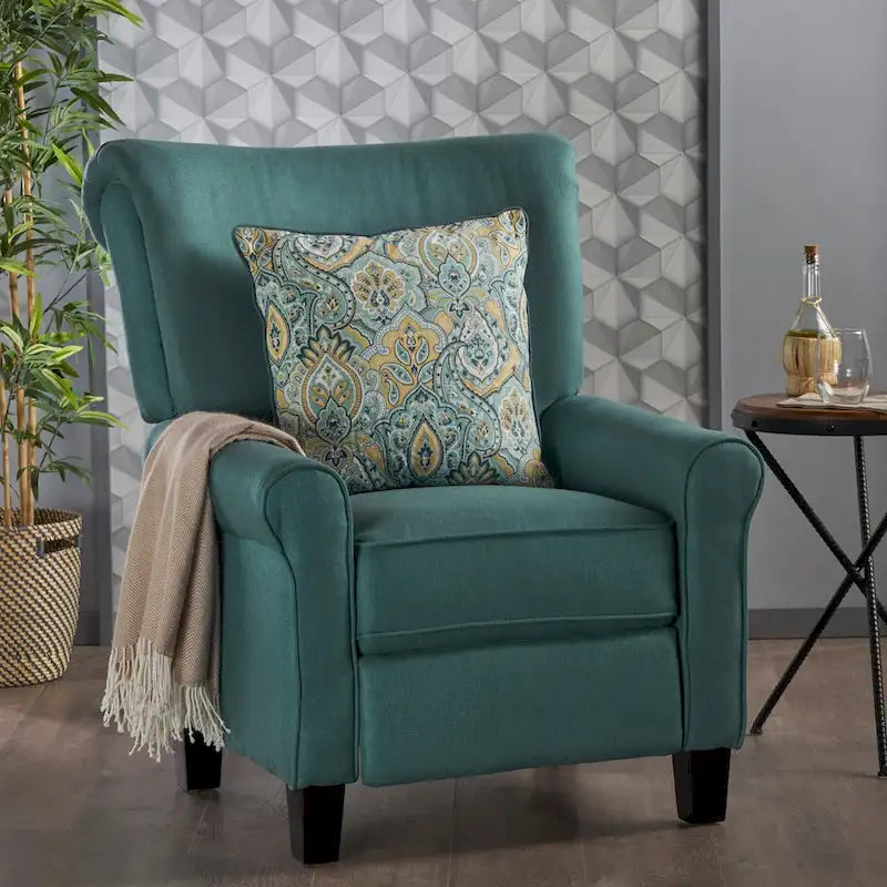 Fauteuil inclinable en tissu traditionnel