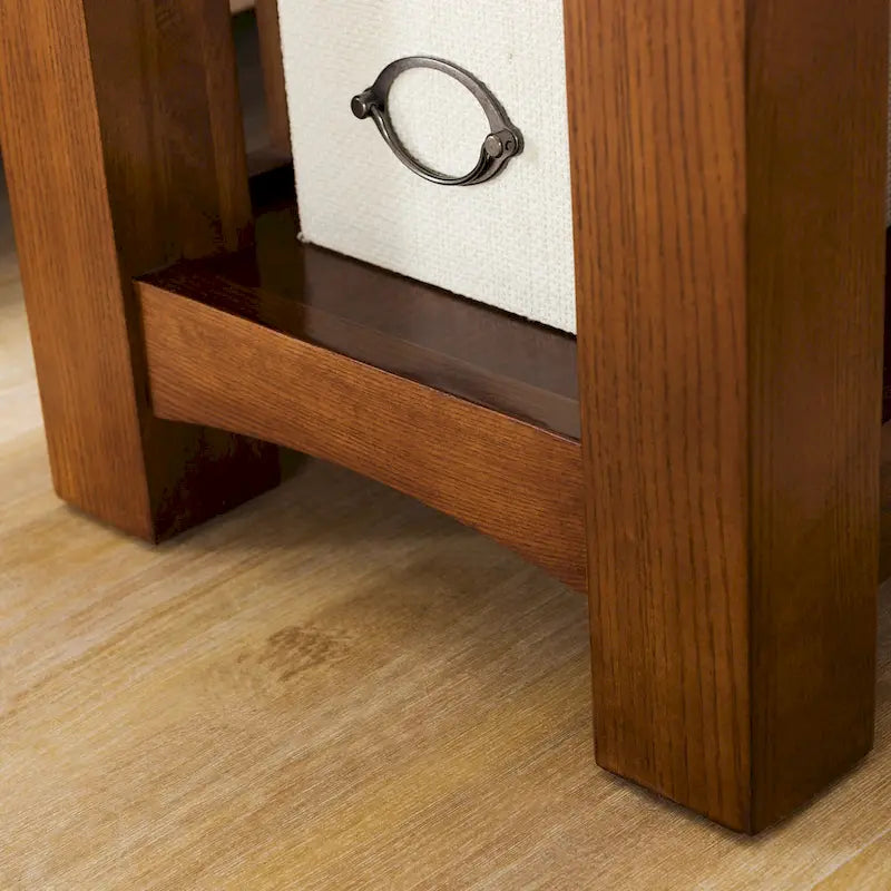 Mission Style End Table with Drawer