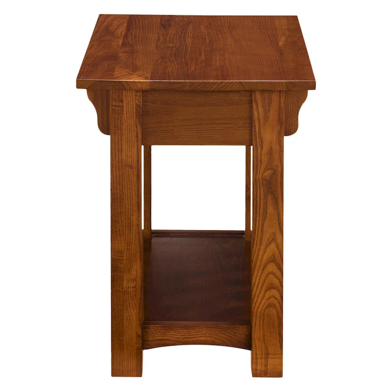 Mission Style End Table with Drawer