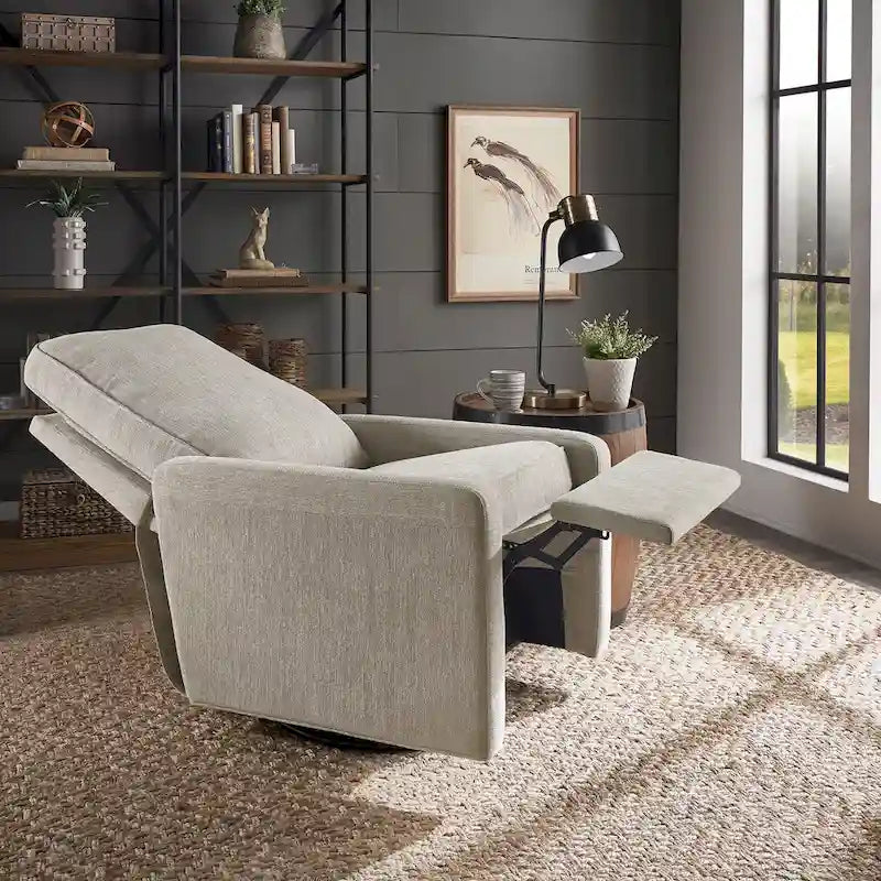 Push Back Swivel Recliner Chair