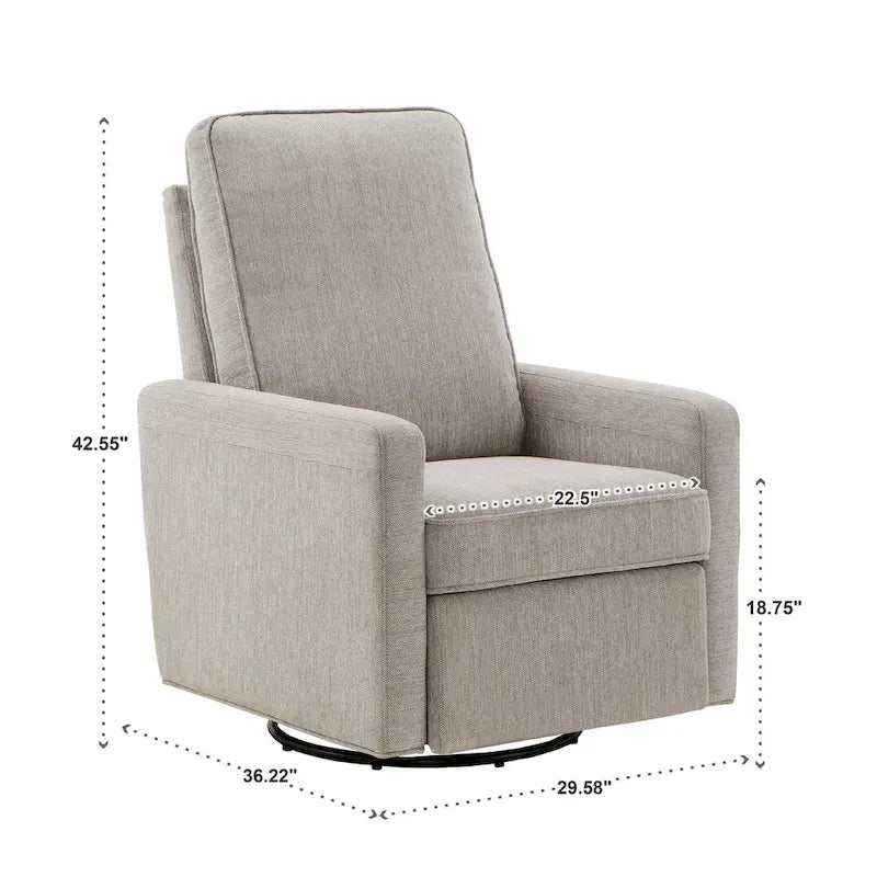 Fauteuil inclinable pivotant avec dossier inclinable