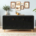 Meuble TV avec étagères réglables et armoire de rangement