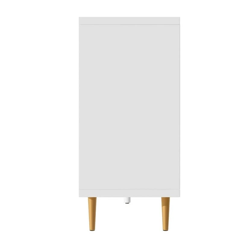 Meuble TV avec étagères réglables et armoire de rangement