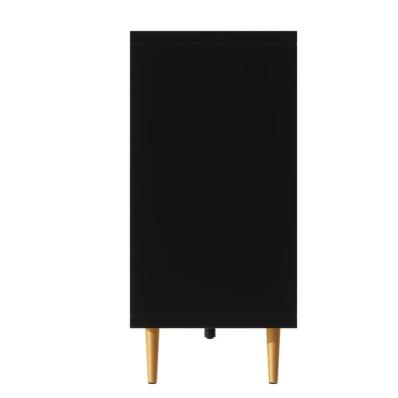 Meuble TV avec étagères réglables et armoire de rangement