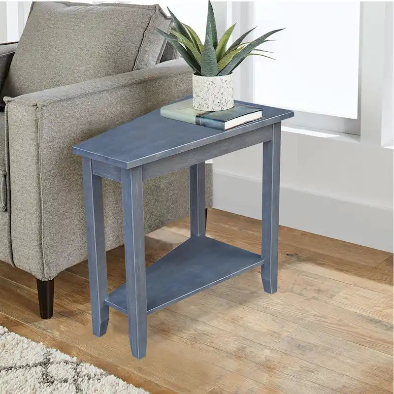 Table d'appoint en bois d'hévéa massif