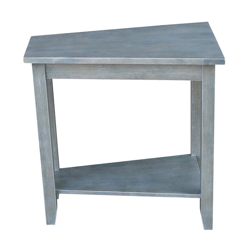 Table d'appoint en bois d'hévéa massif