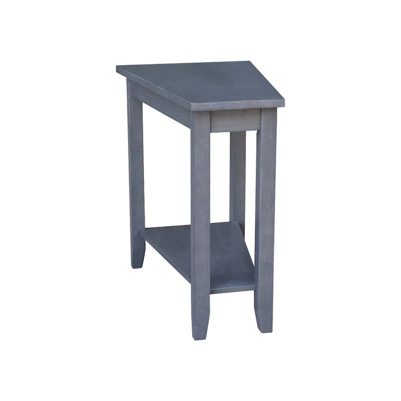 Table d'appoint en bois d'hévéa massif