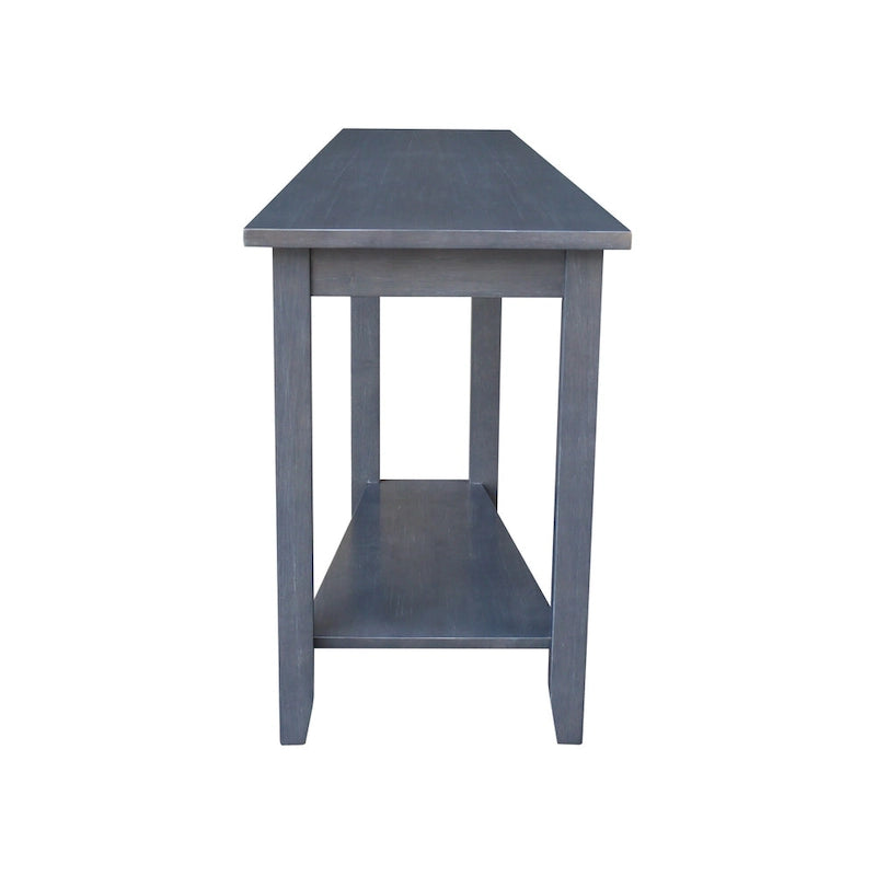Table d'appoint en bois d'hévéa massif