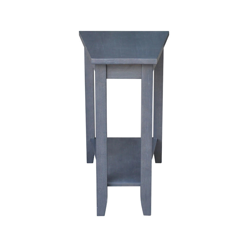 Table d'appoint en bois d'hévéa massif