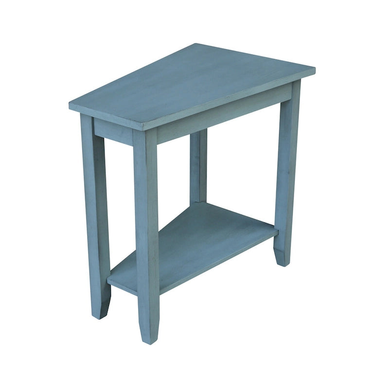 Table d'appoint en bois d'hévéa massif