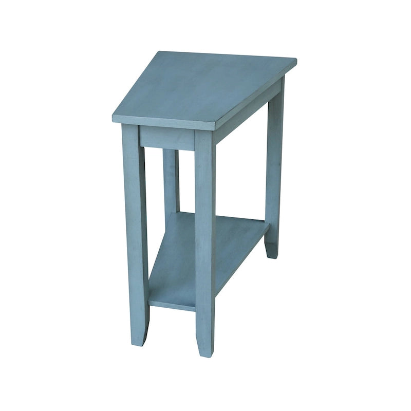 Table d'appoint en bois d'hévéa massif