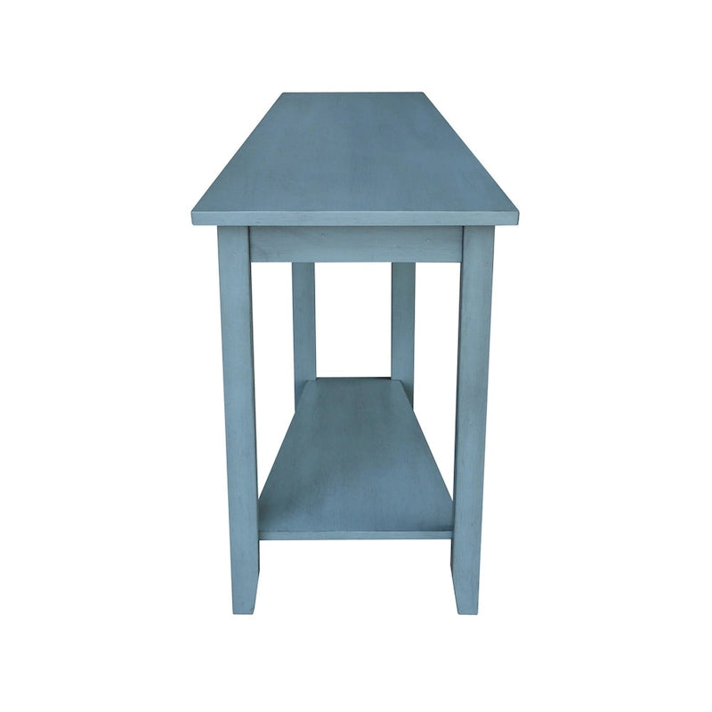 Table d'appoint en bois d'hévéa massif