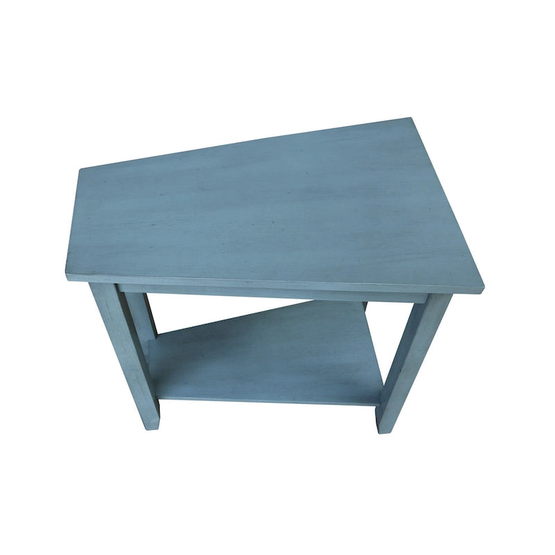 Table d'appoint en bois d'hévéa massif