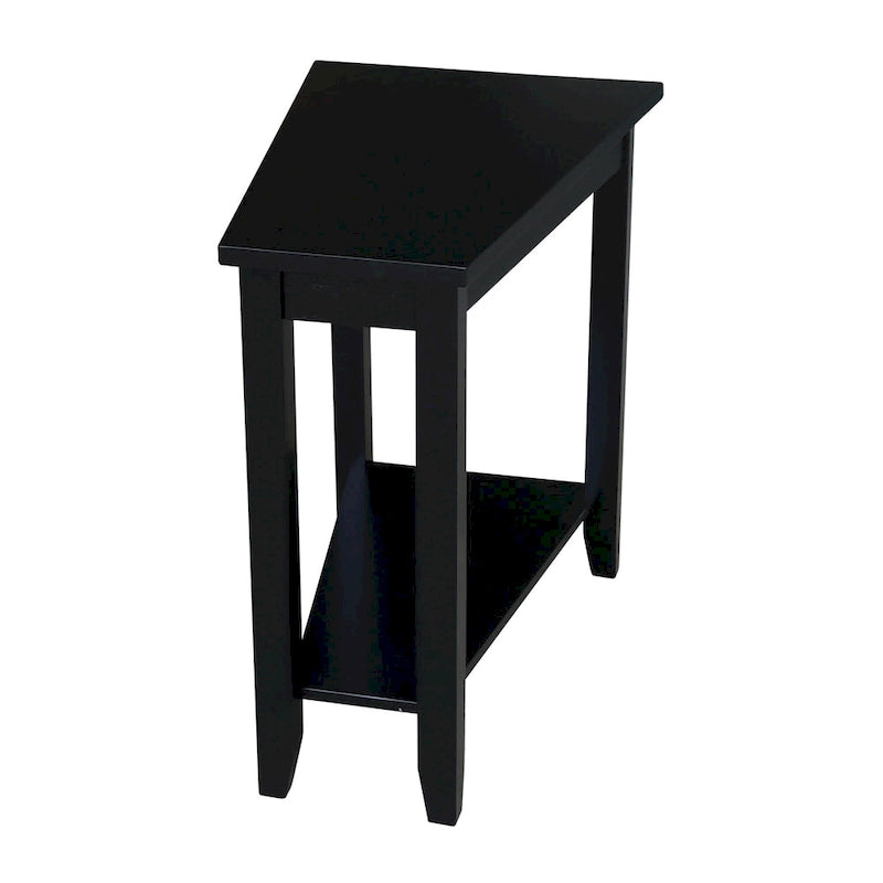 Table d'appoint en bois d'hévéa massif