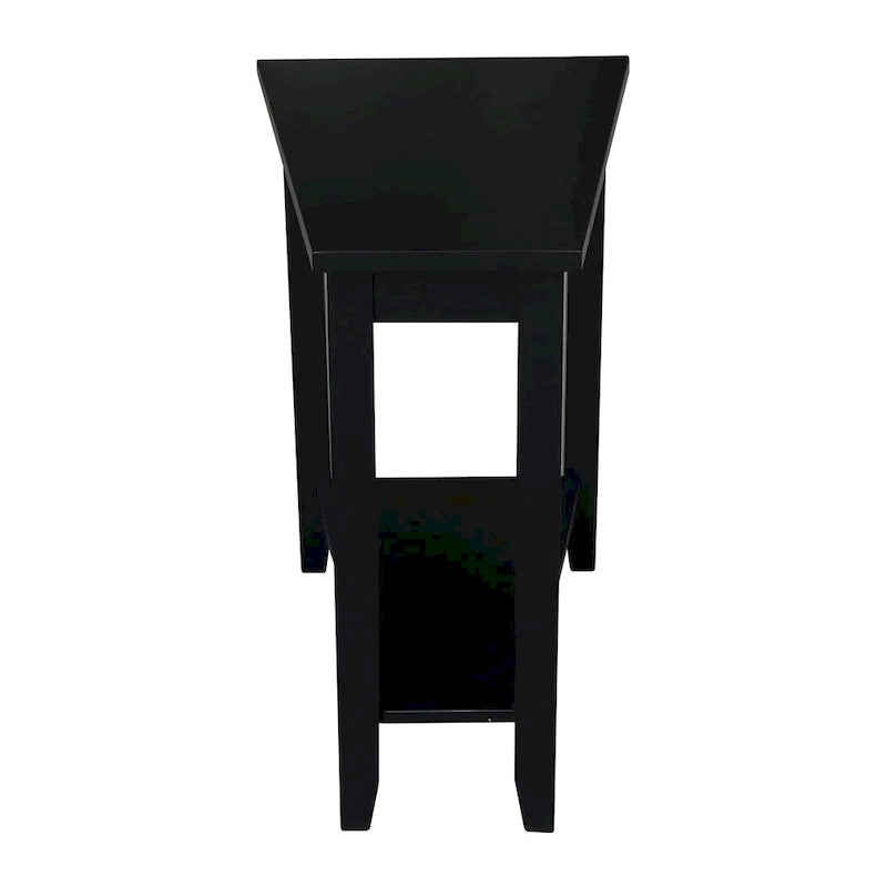 Table d'appoint en bois d'hévéa massif