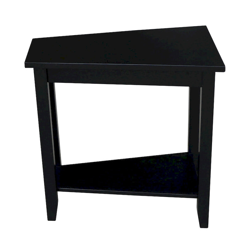Table d'appoint en bois d'hévéa massif