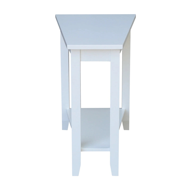 Table d'appoint en bois d'hévéa massif