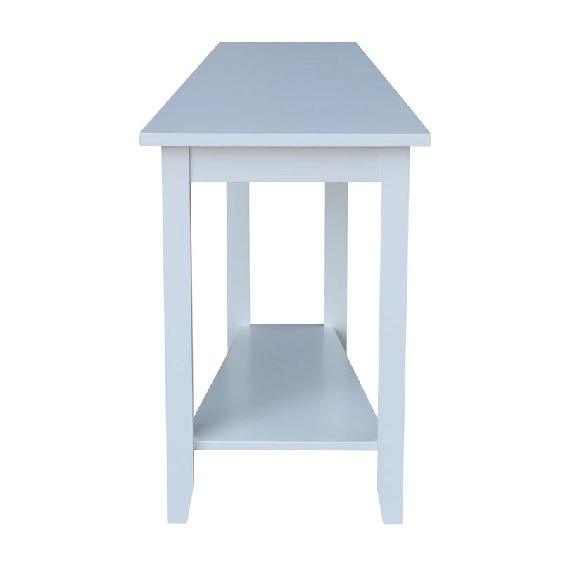 Table d'appoint en bois d'hévéa massif