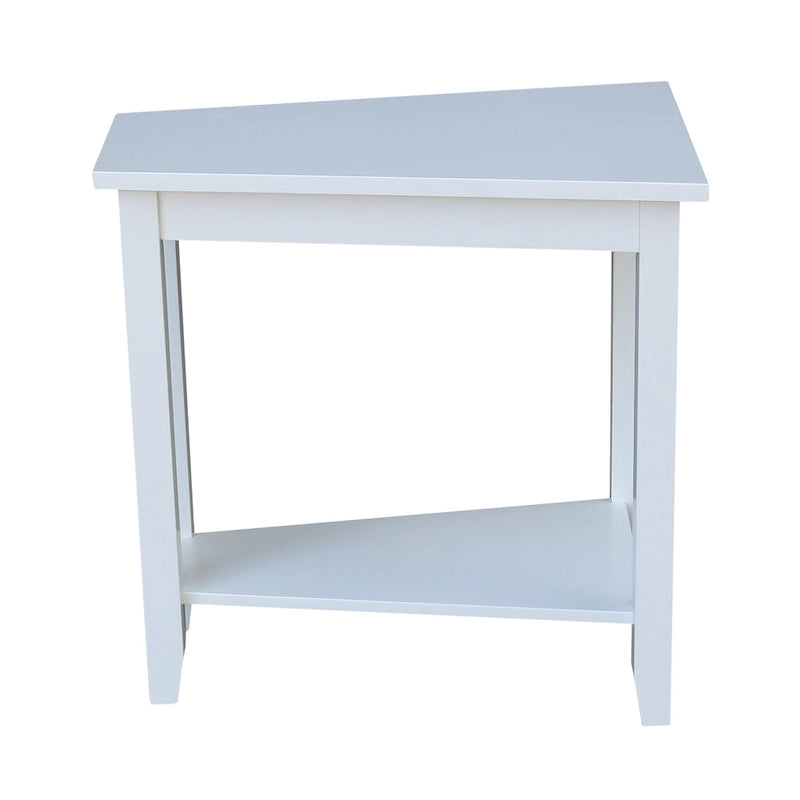 Table d'appoint en bois d'hévéa massif
