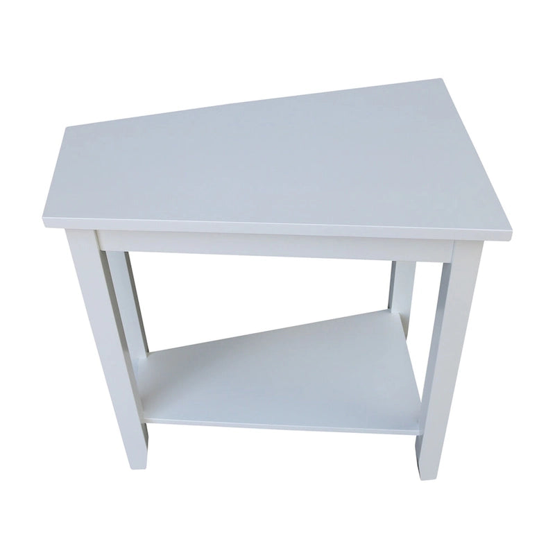 Table d'appoint en bois d'hévéa massif