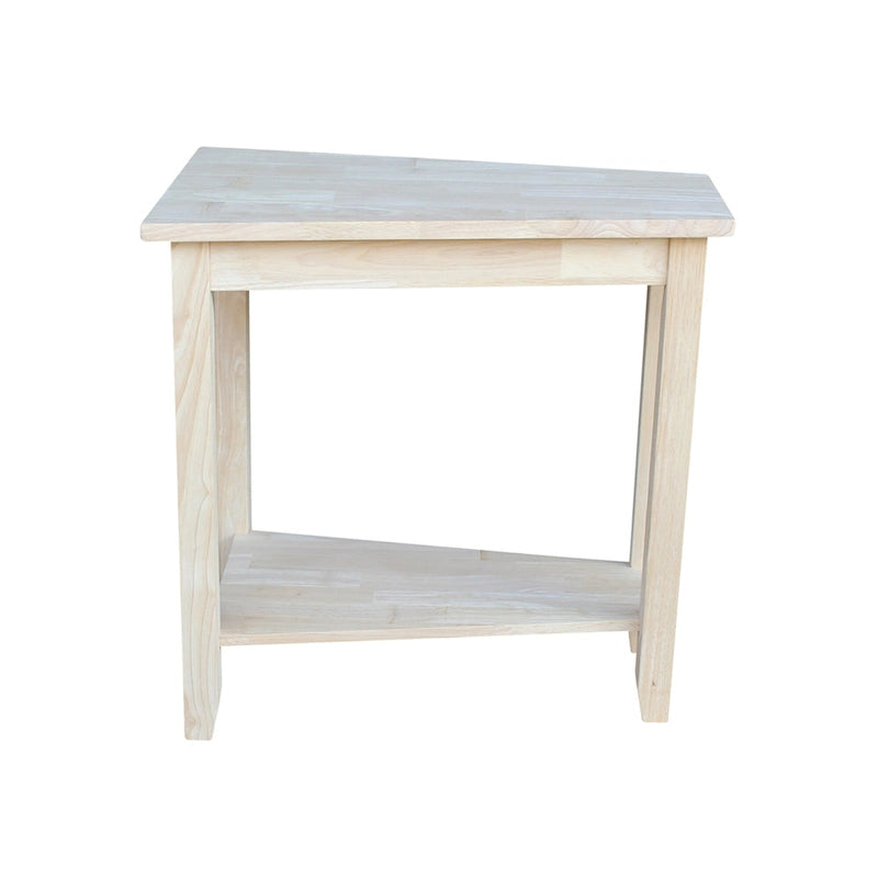 Table d'appoint en bois d'hévéa massif