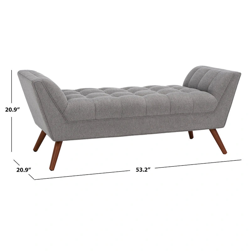 Banc capitonné - 53.2 L x 20.9 P x 20.9 H