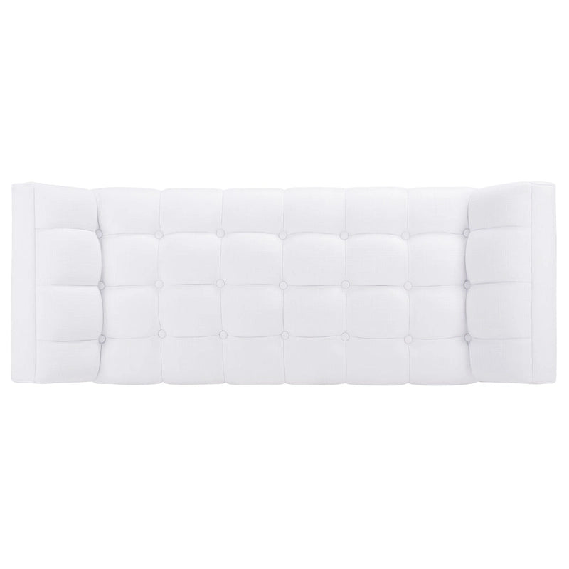 Banc capitonné - 53.2 L x 20.9 P x 20.9 H