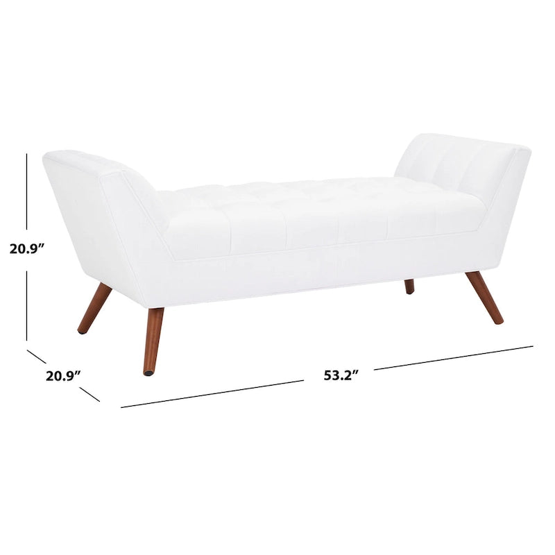Banc capitonné - 53.2 L x 20.9 P x 20.9 H