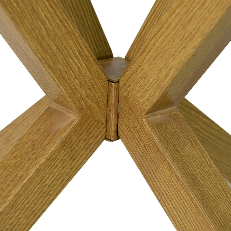 Table à manger en verre ronde de 39 po – 39 x 39 x 30 po