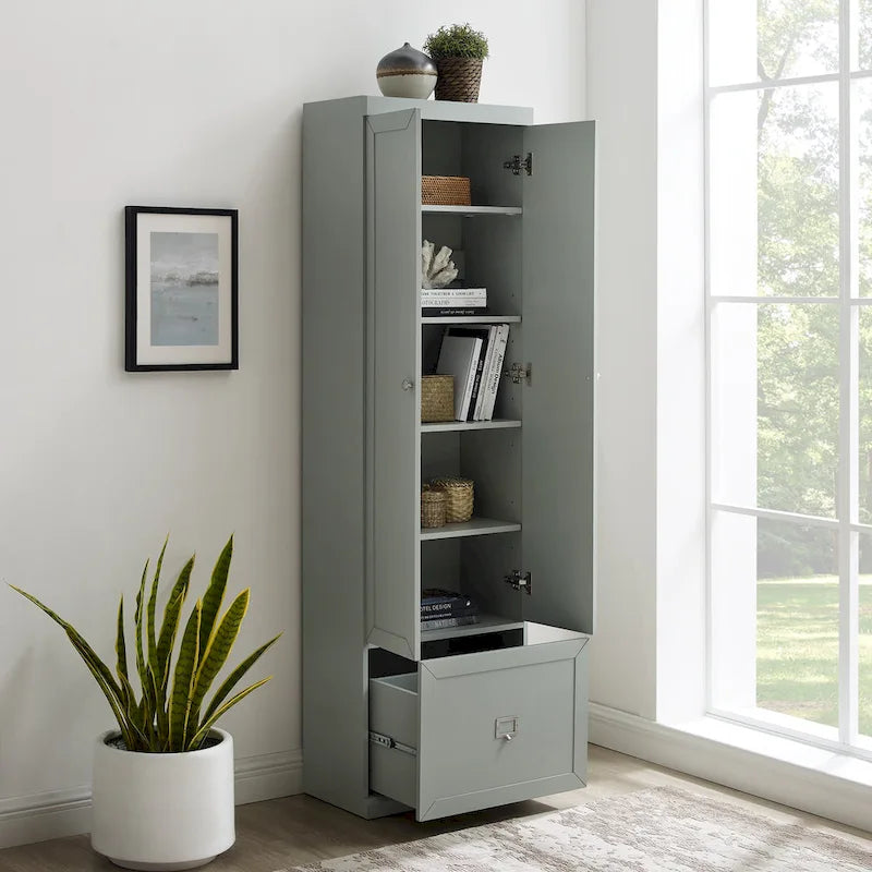 Convertible Pantry Closet - 12.5" x 22" x 74"